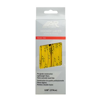 Pro-Stock Laces Yellow Wax